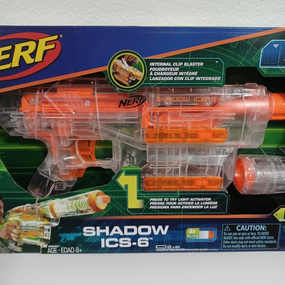 Nerf Gun Shadow ICS-6 Clip Blaster - Picture 3 of 5